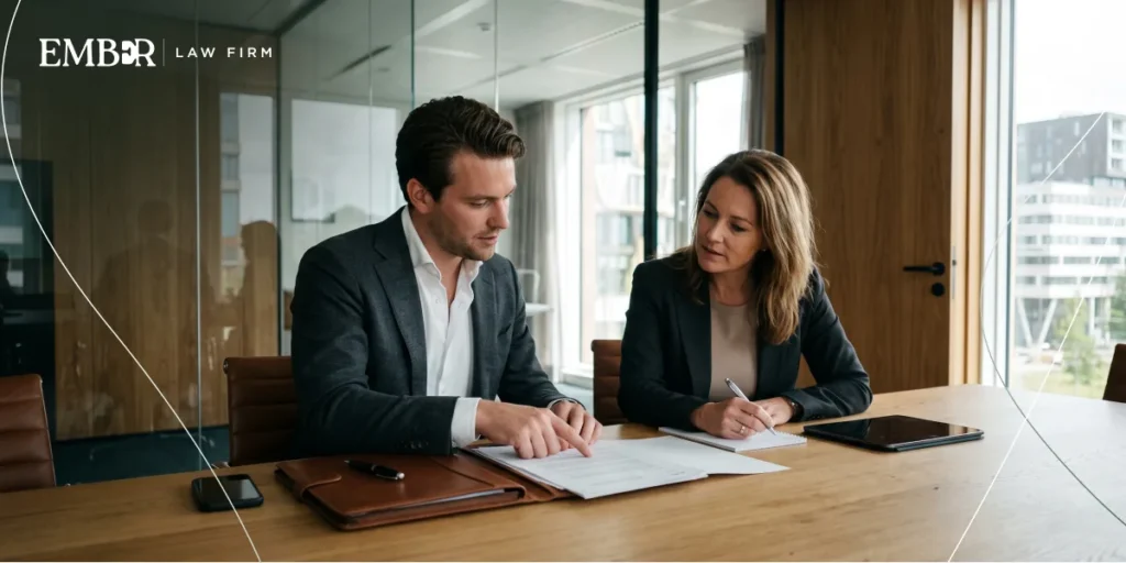 A legal professional helping a client contest a default judgment to protect their business assets.