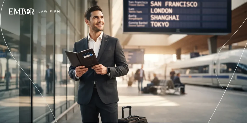 An international professional traveling to the Netherlands on a highly skilled migrant visa.