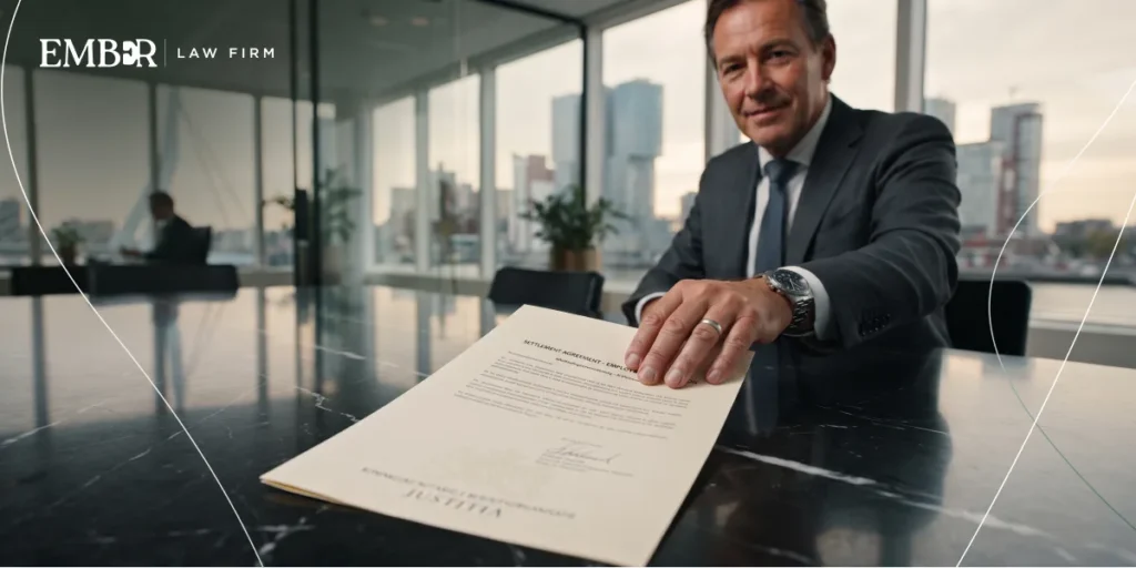 A settlement agreement lawyer reviewing a Vaststellingsovereenkomst to secure fair compensation.
